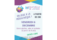 Soirée jeux de société à la médiathèque à partir de 20h (à partir de 9 ans)