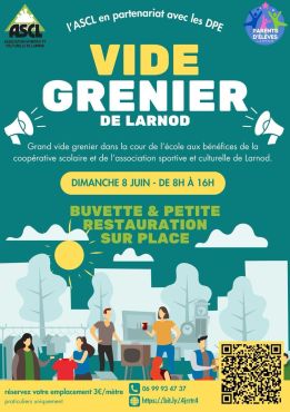Vide-grenier le lundi 9 juin